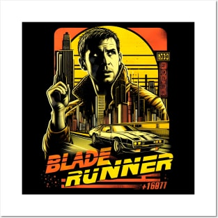 Neo-Noir Nexus: Blade Runner Tribute Tee Posters and Art